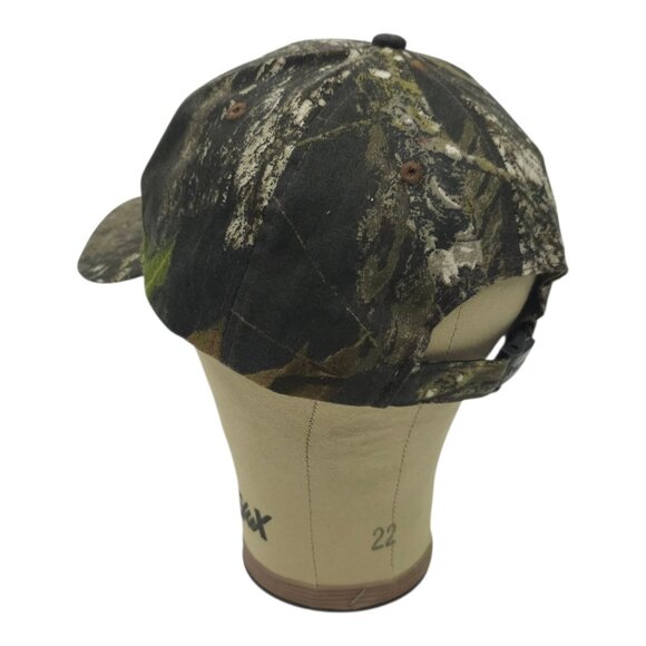 Mossy Oak Break Up Camo Flex Strap Cap Hat Sun Chemical Trucker Baseball Hunting - Picture 11 of 14